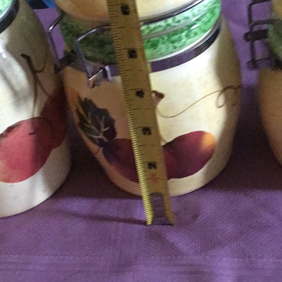 4 piece ceramic canister set - Picture 5 of 8